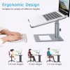 BoYata Laptop Stand, Ergonomic Aluminum Height Adjustable Computer Stand Lapt...