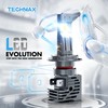 TECHMAX H7 Fog Light Bulb, Small Design 300% 6500K Xenon