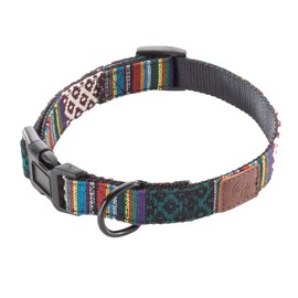 Embark Urban Dog Collar – Dog Collar Stylish & Durable Nylon Dog Collar for Large Dogs, Small Dogs & Medium Dogs.Comfortable Pet Collar Strong Buckles for Any Size Breed (Mayan, Small)