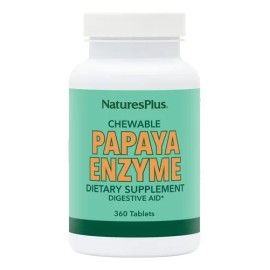 Enzima de Papaya NaturesPlus para Digestión Saludable, 360 Masticables