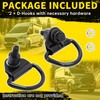 KUAFU 2Pcs Cargo D-Hooks Compatible with 2015-2024 Ford Transit 150