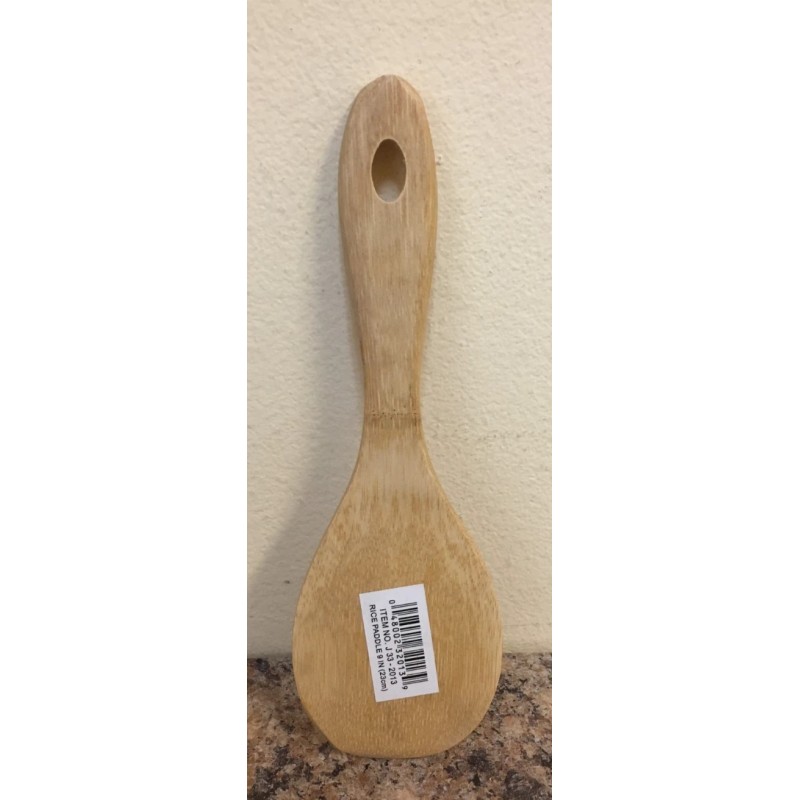 Joyce Chen 33-2013 9-Inch Burnished Bamboo Rice Paddle
