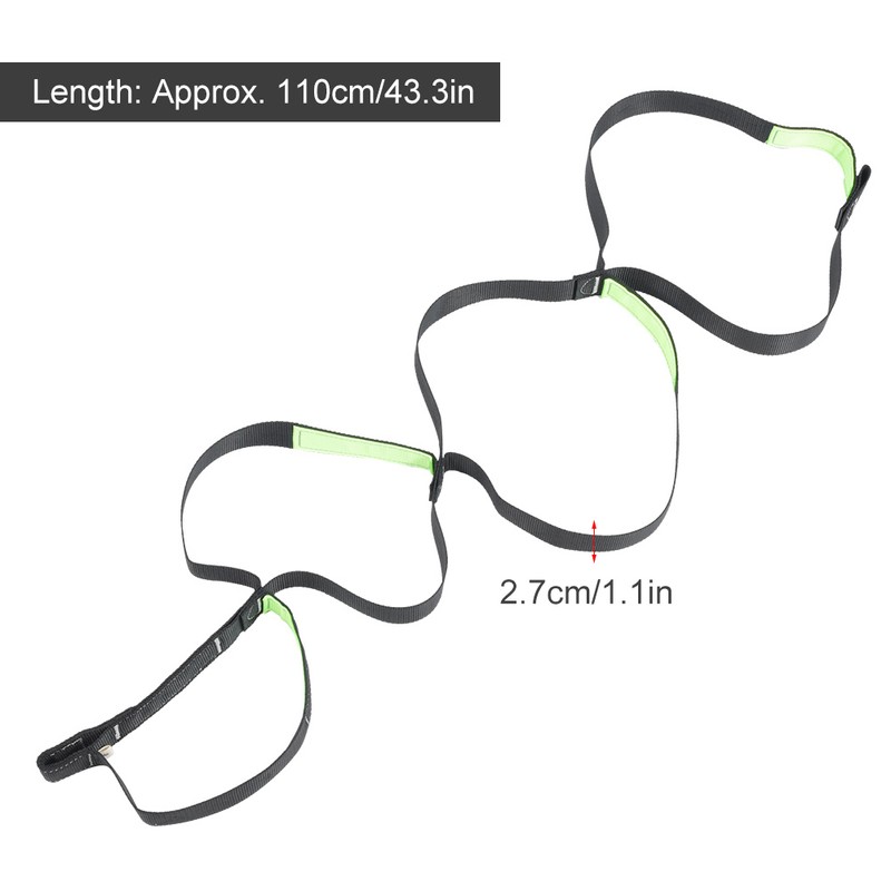 Outdoor Hanging Rope Ladder Flat Belt Step Ascend Strap for