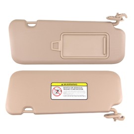 PEVAST Left Driver Side Sun Visor Compatible with Hyundai Elantra AD 2016 2017 2018 2019,Sunvisor Replaces ‎852103X000(Beige)