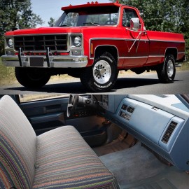 Dreamizer For Chevy C10 C20 C30 Truck Full Size Blanket Front Bench Seat Car Covers Saddle