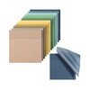 Mr. Pen- Transparent Sticky Notes, 3”x3”, Coastal Calm, 12 Pads,