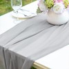 YUNSHANGHE Modern Chiffon Table Runner, 70 x 600 cm, Washable
