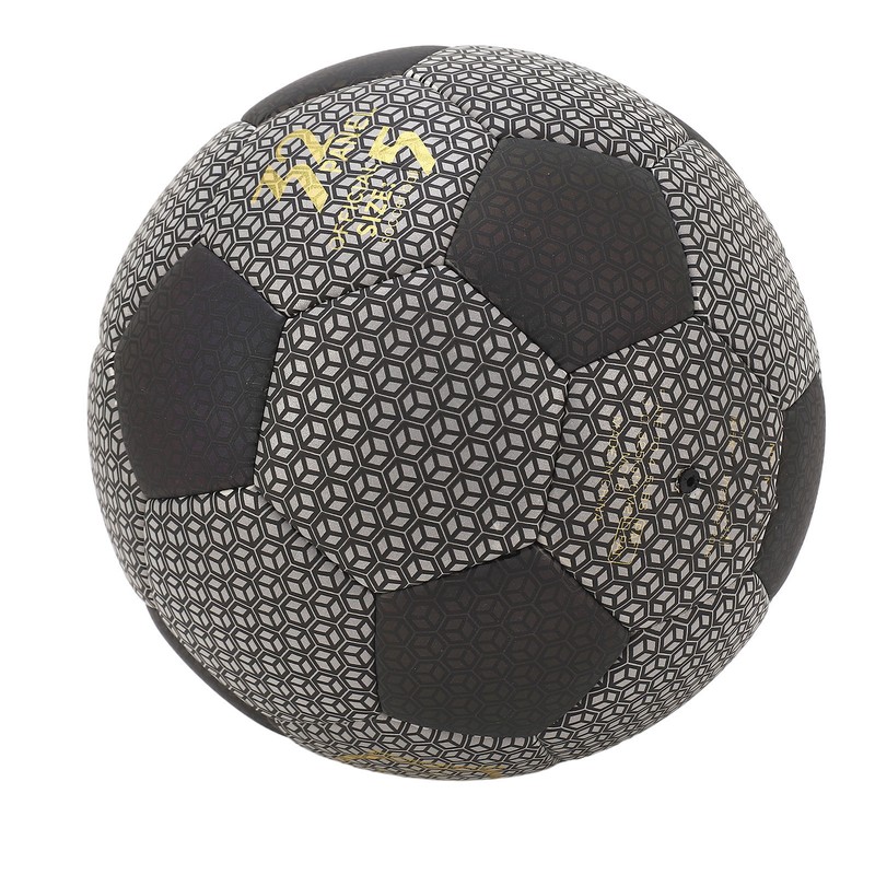 Luminous Glowing Football Holographic Reflective PU Machine Stitched Night Glowing