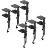 Sfcddtlg 6 Pcs Black Metal Christmas Stocking Holders - Adjustable