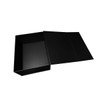 Caja Rígida Para Regalo Grande Color Negro Mate Con Cierre