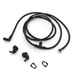 Windshield Washer Nozzle Hose Repair Kit Compatible with Ford Super Duty F250 F350 F450 2011 2012 2013 2014 2015 2016, BC3Z-17K605-B Washer Hose + BC3Z-17603 Windshield Washer Hose