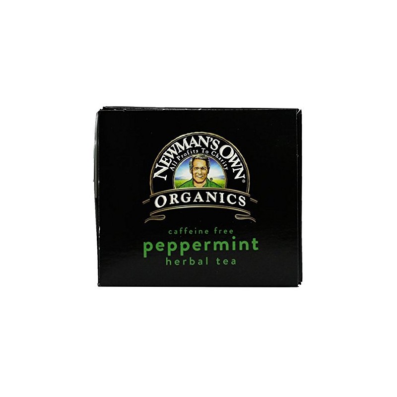 Newman's Own Organics Peppermint Herbal Tea, 20 Tea Bags