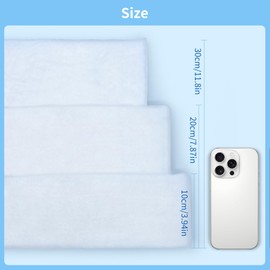 charmshine Aquarium Filter Floss Fish Tank Filter Media Aquarium Filter Pad for Fish Tank, Ponds,Garden, Saltwater,Fershwater,Plant, Trutle(39.37x3.94in White)