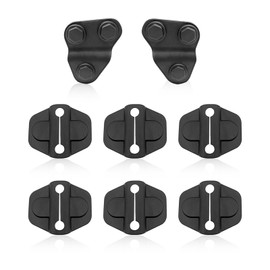 Paquete de 8 fundas protectoras para tornillos de puerta, 6 cubiertas para cerradura de puerta y 2 accesorios para tornillos de puerta para 2018, 2019, 2020, 2021, 2022, 2023, 2024, Wrangler JL JT (2