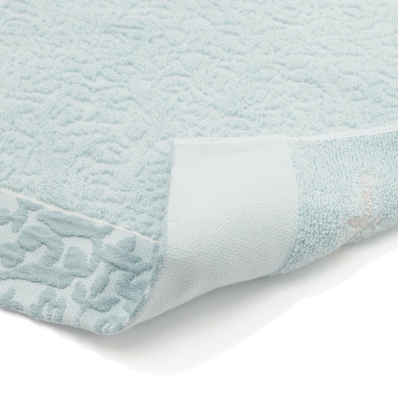Francfranc Franc Antibacterial Deodorizing Acanthus Face Towel, Blue