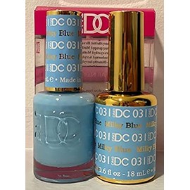 DND Premium DC Gel Set (DC 031 Milky Blue)