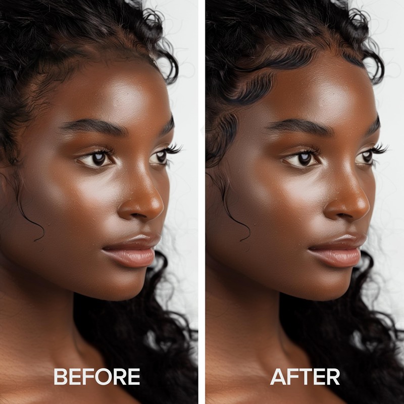 Edge Lux Silver+ Edge Control Gel with Collagen, Aloe Vera,