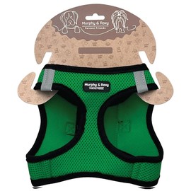 Murphy & Roxy No-Pull Dog Harness – Adjustable Vest Harness with Reflective Trim for Extra Large Dogs – Heavy-Duty and Comfortable for Walking, Training for Pets, Green (Size XL)
