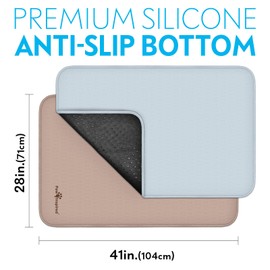 Paw Inspired Washable Pee Pads for Dogs (2 Pack) | Leakproof, Non-Slip Crate Pads | Reusable Puppy Pads for Potty Training, Whelping, Waterproof Mat (41x28 Size, Pack of 2)