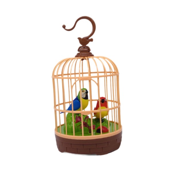 F Fityle Singing Bird in Cage Gifts Desk and Room