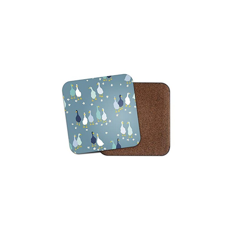 1 x Pretty Duck Print Coaster - Birds Goose Farm