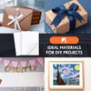 Nezyo 100 Pcs Double Sided Adhesive Sheets White Double Sided