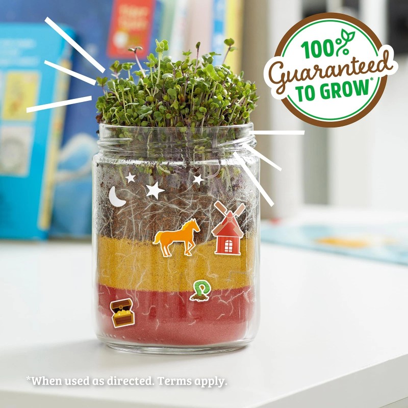 Back to the Roots STEM Certified Kids Terrarium Grow Kit