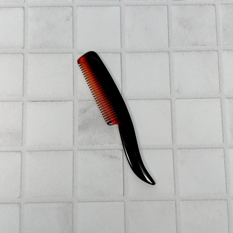 Speert #88 Handmade Narrow Tooth Mustache Beard Comb Small Tortoise