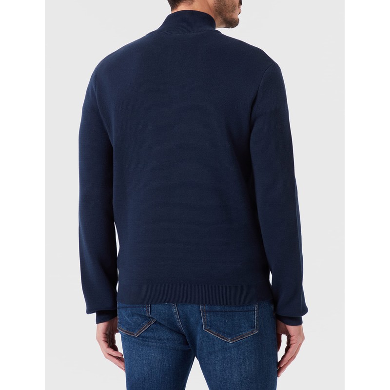 Seidensticker Men's Knitted Jacket - Regular Fit - Zip -