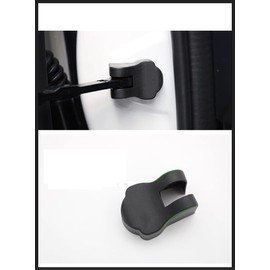 OKAYOHINN Subaru Crosstrek Impreza GU Type Door Stopper Cover Hinge Cover Door Stopper Cover Accessory Interior Parts Protective Cover Dust Dirt Rust Prevention PP Resin 4PCS [Black 2] SBRU-XWB