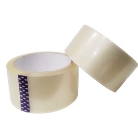 2 Rolls Clear Packing Tape, 2 Inch x 55 Yards - Heavy Duty Shipping, Mailing, Office, Moving Tape for Carton Sealing