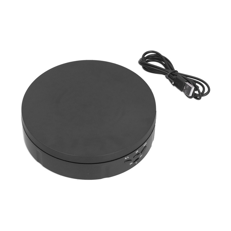 145mm 360° Round Auto Rotating Display Stand 3 Speed Control