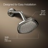 Kohler 27050-SN Occasion® Single-function showerhead, 2.5 gpm, Polished Nickel
