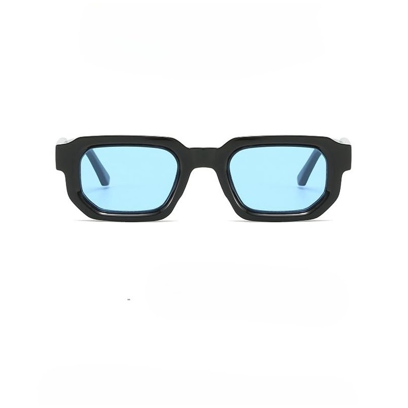 WDZAYXC Vintage Rectangular Sunglasses for Women Men Rectangle Sunglasses Retro