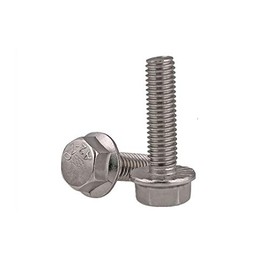 Stainless Steel Flanged Hex Head Bolts Flange Hexagon Screws
