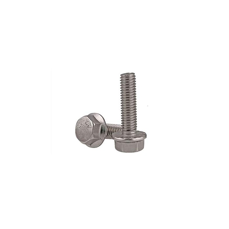 Stainless Steel Flanged Hex Head Bolts Flange Hexagon Screws