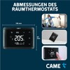 CAME TH/750 Wall Thermostat WiFi, App and Touch Screen, Double