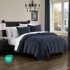 palassio Navy Blue 100% Cotton Quilt King Size Bedding Sets