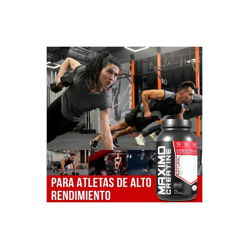 Creatina Monohidratada Maximo Protein 200 Porciones 1kg