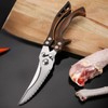 Geflügelschere scharfe Küchenschere,Geflügelschere Edelstahl mit Ergonomischen Griff,Huhn, Pute oder Truthahn,Fleischschere,