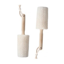 Beavorty 2pcs Bath Wipe Cleaning Brush Loofah Body Pads Loofah Body Sponge Bath Body Brush Loofah Cleaning Sponges Loofah Shower Pad Bathroom Gloves Back Bath Mat Child Wooden Handle