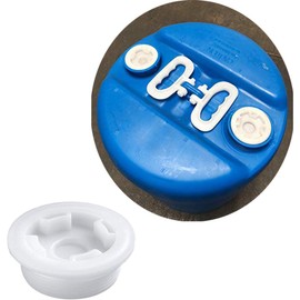 Bung Caps 2 inch Poly Plug with Gasket 5 Pieces Poly Buttress Drum Bung for 55 Gallon Plastic Drum Fine Thread