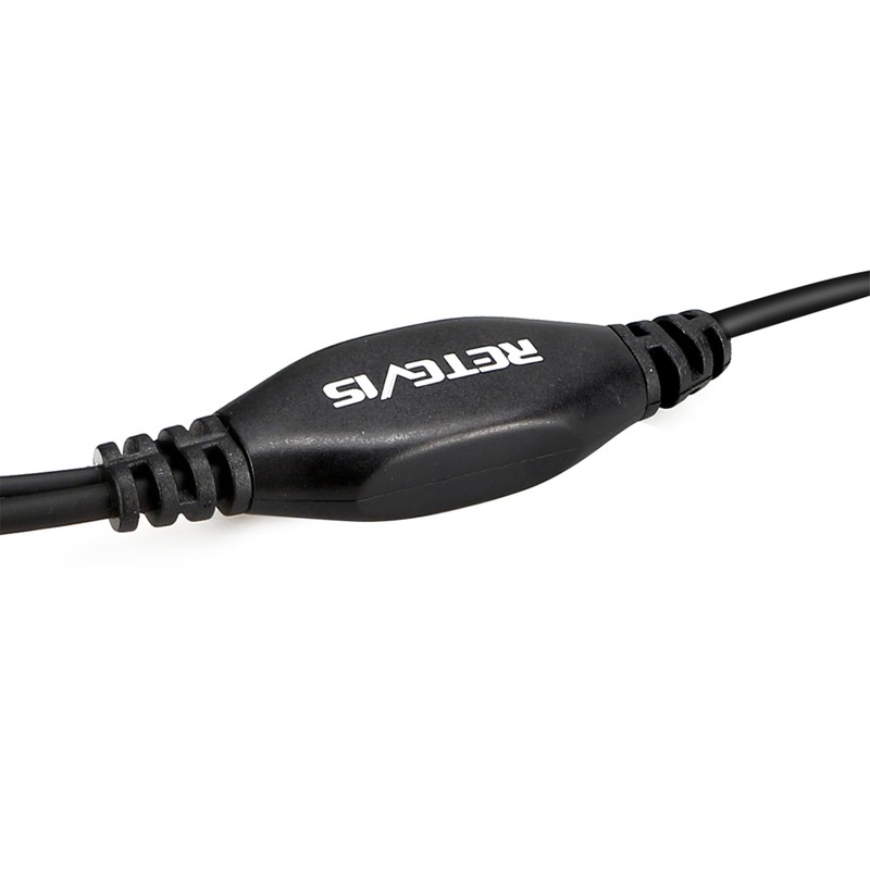 Retevis Throat Mic, 2 Pin Throat Control Laryngeal Headset with