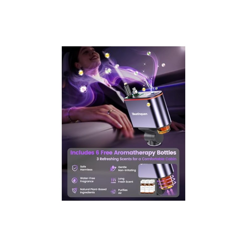 5-in-1 Retractable Car Charger & Aromatherapy Diffuser