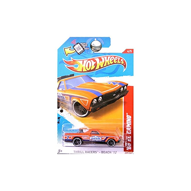 Hot Wheels Thrill Racers Beach '12- '68 El Camino