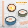 BENIMUS 120 Pcs Thickened Wood Candle Wicks, 5.1 X 0.5
