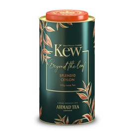 Ahmad Tea & KEW Gardens | Splendid Ceylon Caddy | Black Tea | Perfect tea gift | 100g Loose Leaf Tea | 1 Flavour