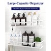 Kitsure Extra Large Shower Caddy - Adhesive Shower Organizer, Stainless