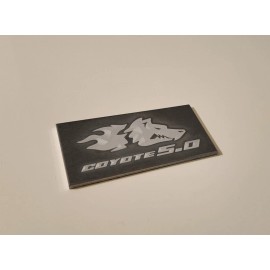 Coyote Mustang 2011-2023+ Mustang Coyote v2 Interior Engraved Badge Dash Plaque W/ Adhesive