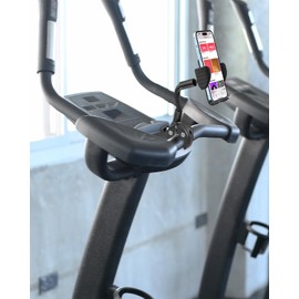 EXSHOW Fitness Bike Smartphone Holder Indoor Bike Holder for Bicycle Indoor Bike Mobile Holder Fitness Bike, Electric Room Runner, Exercise Bike, Room Runner, Handlebar, Anti-Shake, Anti-Shedding
